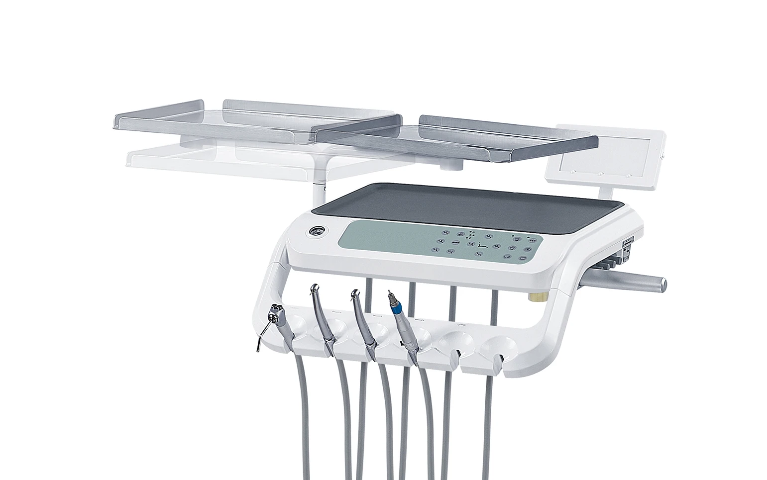 CE Approved Dental Chair with Aluminum Alloy Backrest & Automatic Disinfection