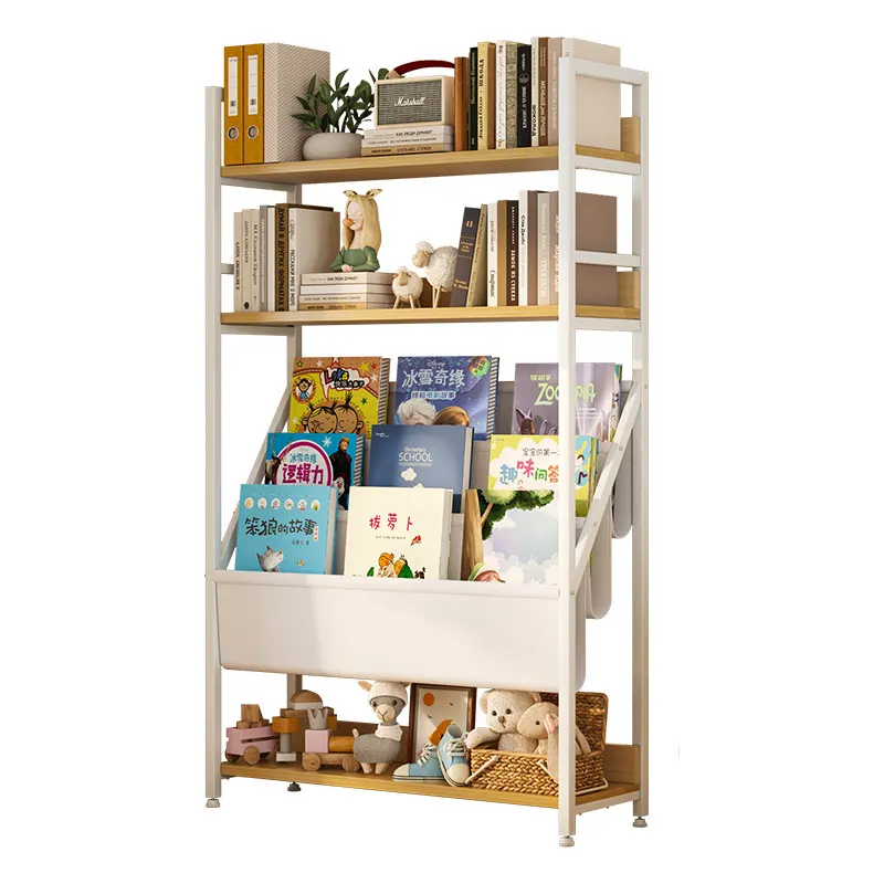 6 Layers Child Book Rack,Kids Bookshelf,Toddler Book Display Shelves for Living Room Classrooms Children's Room