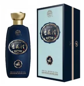 Xinghuacun Premium Baijiu Spirits Sapphire Blue Crafted with Chinese Jewelry Skills