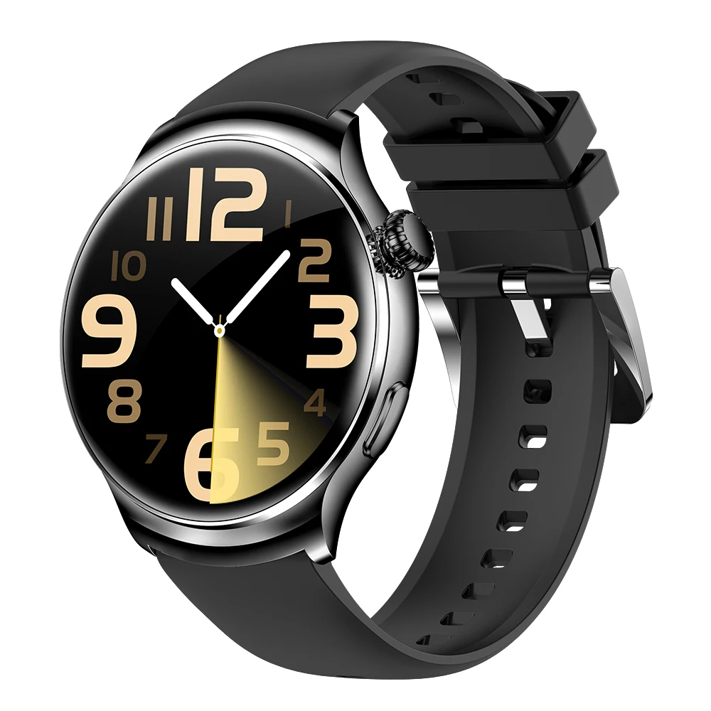 Z93Pro 2024 Round Screen AMOLED Smartwatch Fitness Tracker with Call Message Reminder Heart Rate Tracker Remote Control Function
