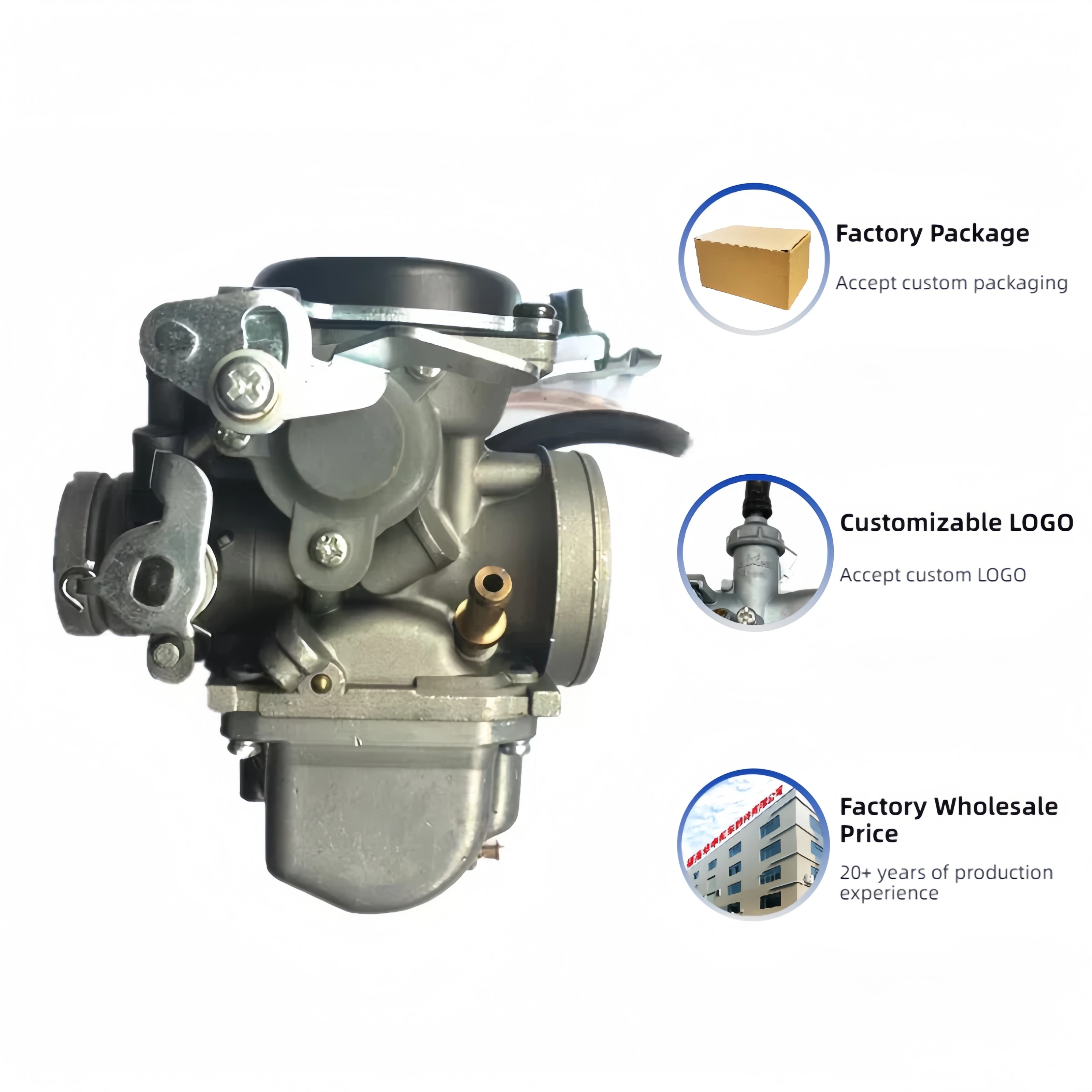 High Power GS 200 Motorcycle  Engine Accessories Carburetor for GS GN200 QM200GY GY200 250cc 200cc Qingqi Malong Kawasaki Cang