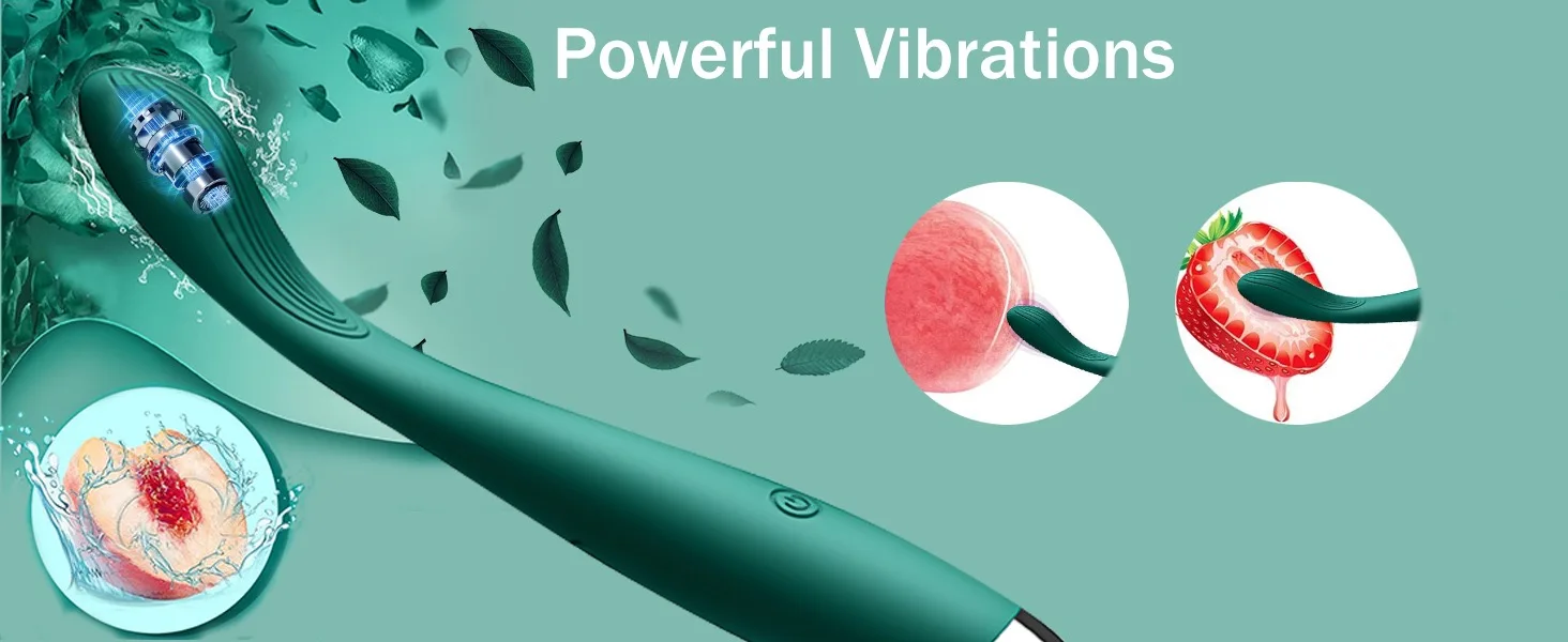 Silicone wand vibrator ergonomic grip and comfort design