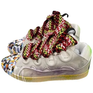 Lanvine Designer Men's Sneakers: High-Quality Comfort Sport Shoes with Peep Toe, Aligning with Fashion Trends