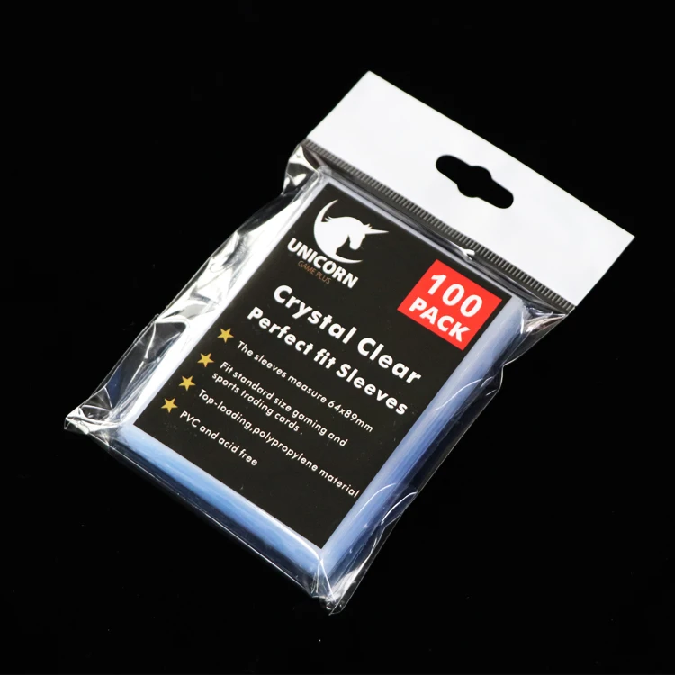 64x89mm Perfect Fit Card Sleeves - Crystal Clear Protection 64x89mm Perfect Fit Card Sleeves - Crystal Clear Protection