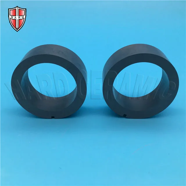 High Wear-resisting Silicon Carbide Ceramic Insulation Washer SiC Ceramic Sleeve