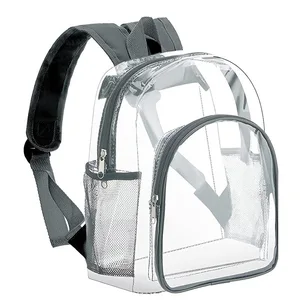 Clear Backpack Heavy Duty - PVC Transparent Backpack Large Clear Book Bag for College Work