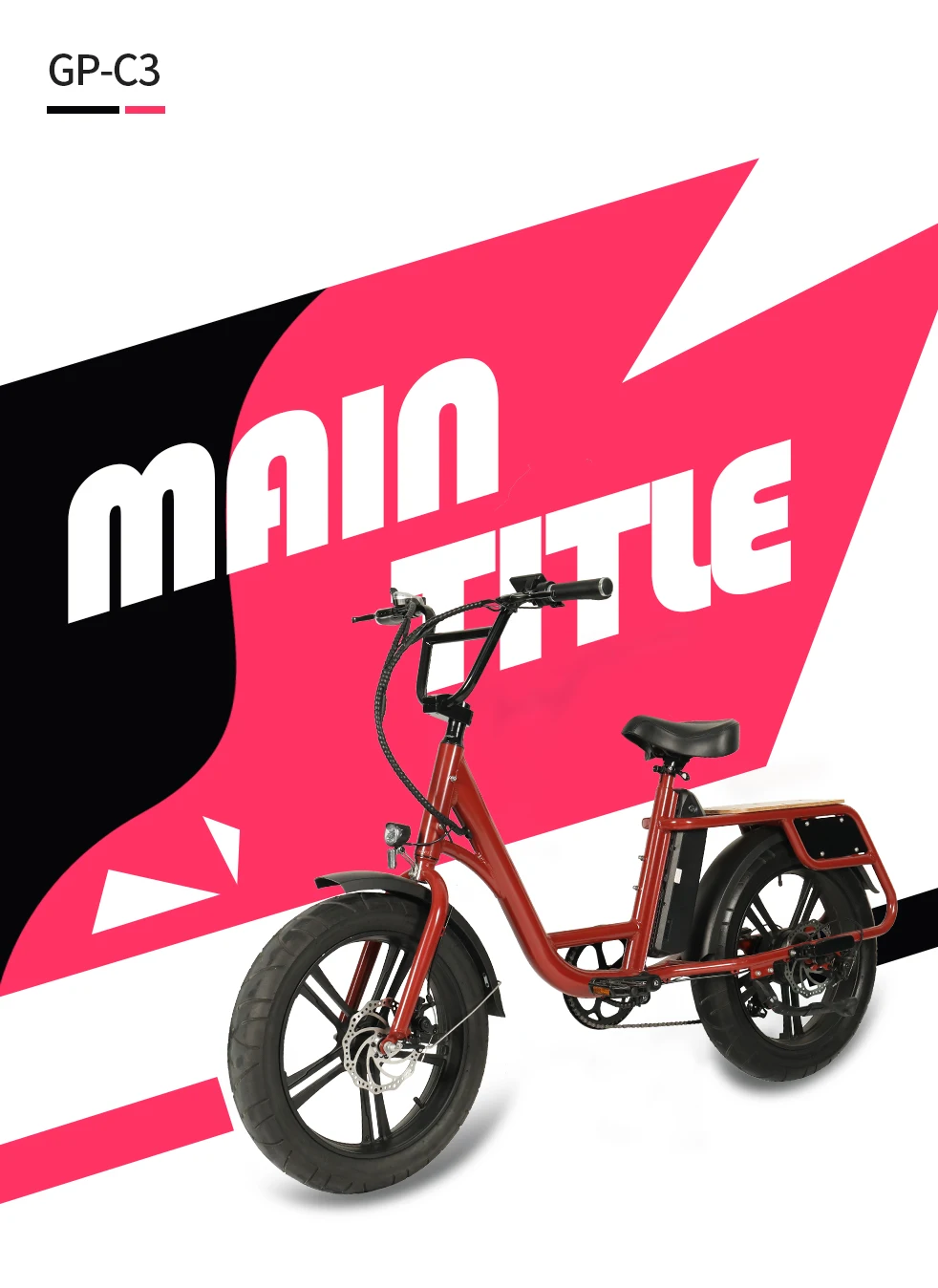 Greenpedel Electric Bike Cargo 48v 350w Fat Electric Bike For Sale