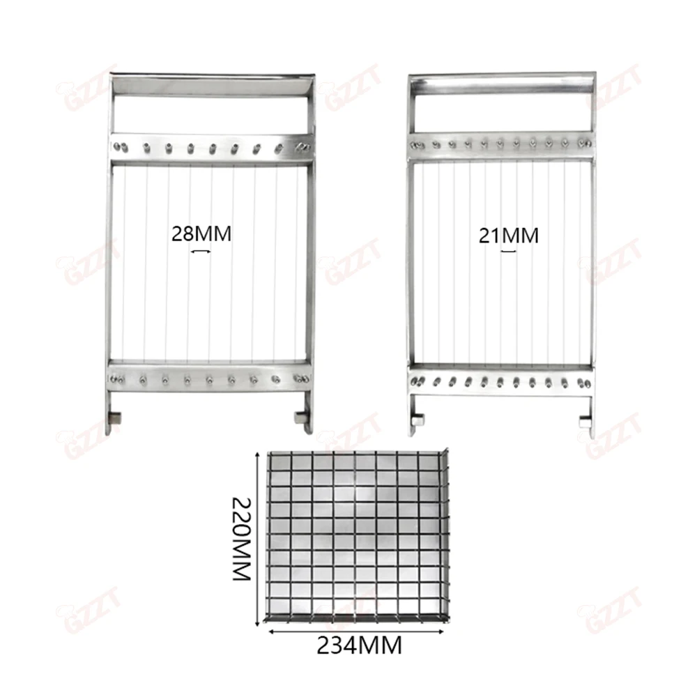 Chocolate Cutting Machine Soft Sweets Square Cheese Cake Wire Cutter Manual Cheese Cake Block Wire Cutter