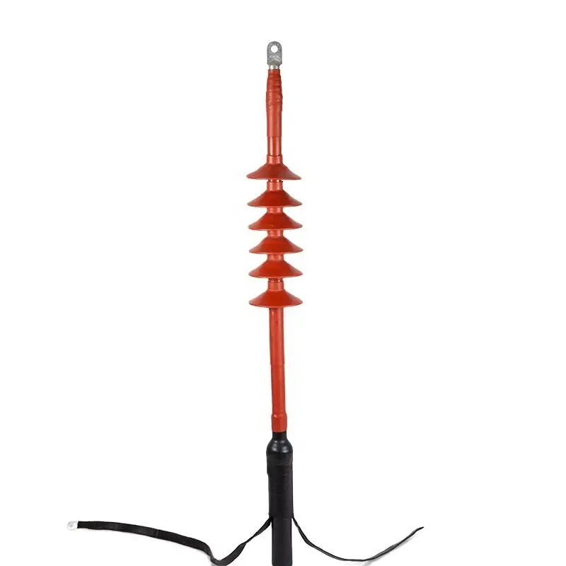 10kv Outdoor Single Core Heat Shrink Cable Terminal PE Material Accessories for Low Voltage Applications details