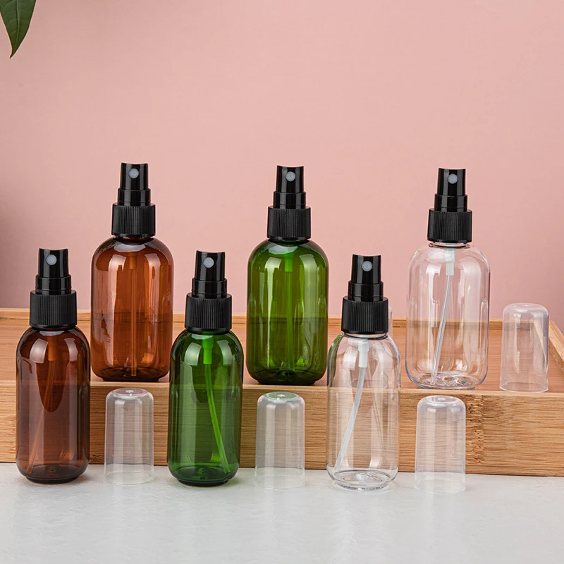 Luxury Empty Pet Plastic Body Mist Bottle Body Spray Bottles 50ml 80ml