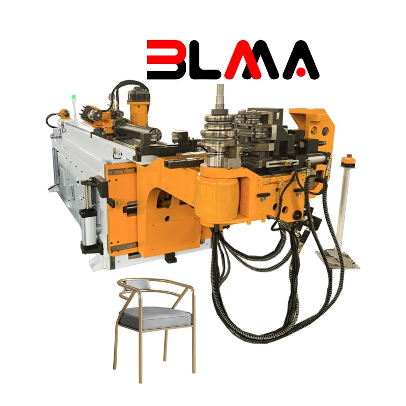 DW50CNC-5A-3SV Large Diameter Helical Greenhouse Round Metal 5 Axis Pipe Bending Machine