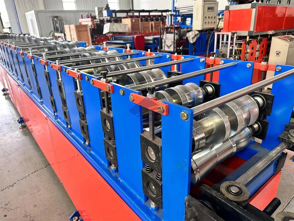 Metal K Style Rain Gutter Profile Cold Rolling Forming Machine Aluminium Roof Gutter Making Machine