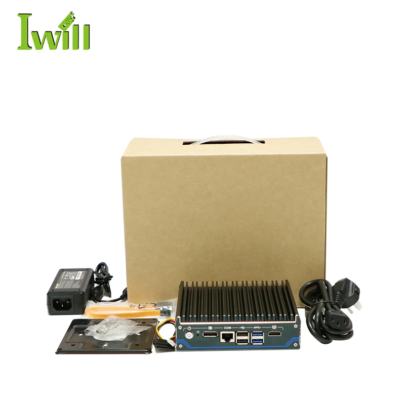 J6142 Embedded Fanless Router Mini PC with 4 2.5G LAN Port