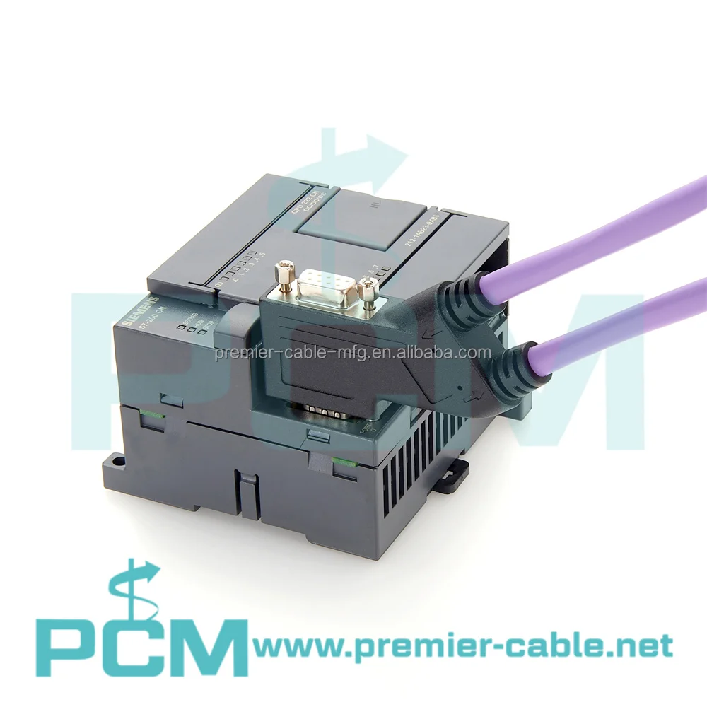 Industrial Automation Control Profibus DP DB9 to M12 Bus Connector Cable supplier