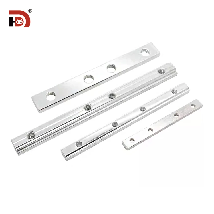 Aluminum Profile Fastening Accessories, Long Strip Connectors, 20/30/4045 Connecting Strips, Docking Extension groove Nuts factory