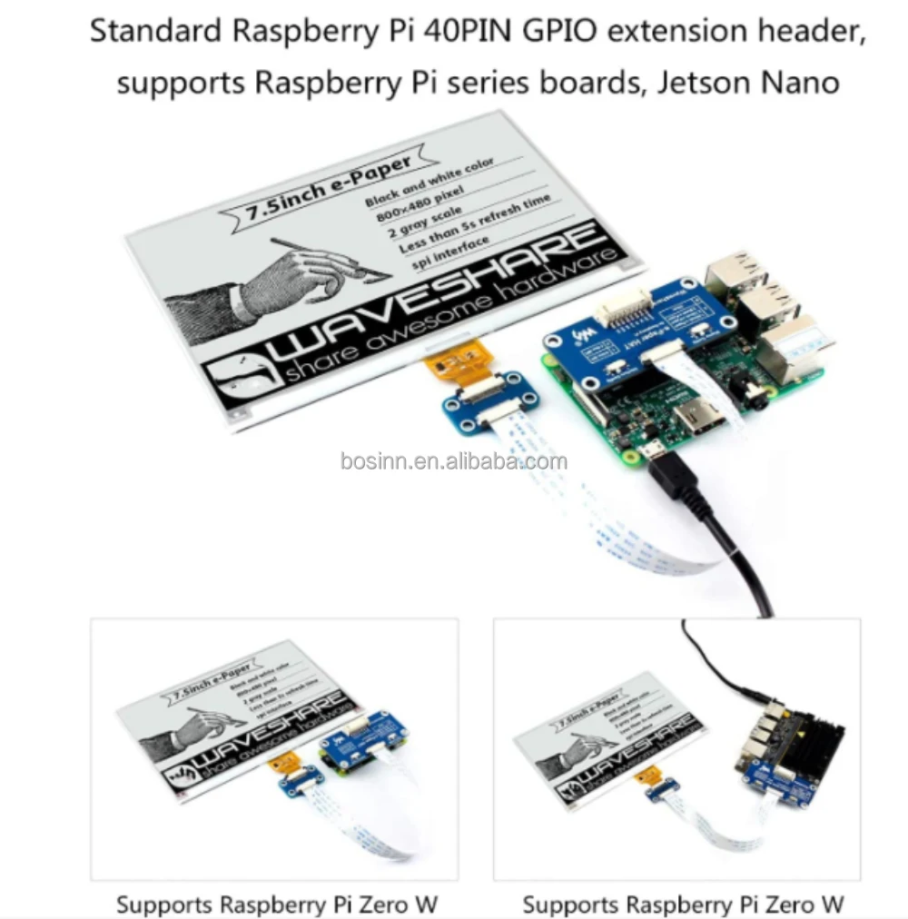 【新品】4インチ 電子ペーパー for Raspberry Pi Arduino 新品】4インチ 電子ペーパー for Raspberry Pi Arduino 7色Epaper SPIE