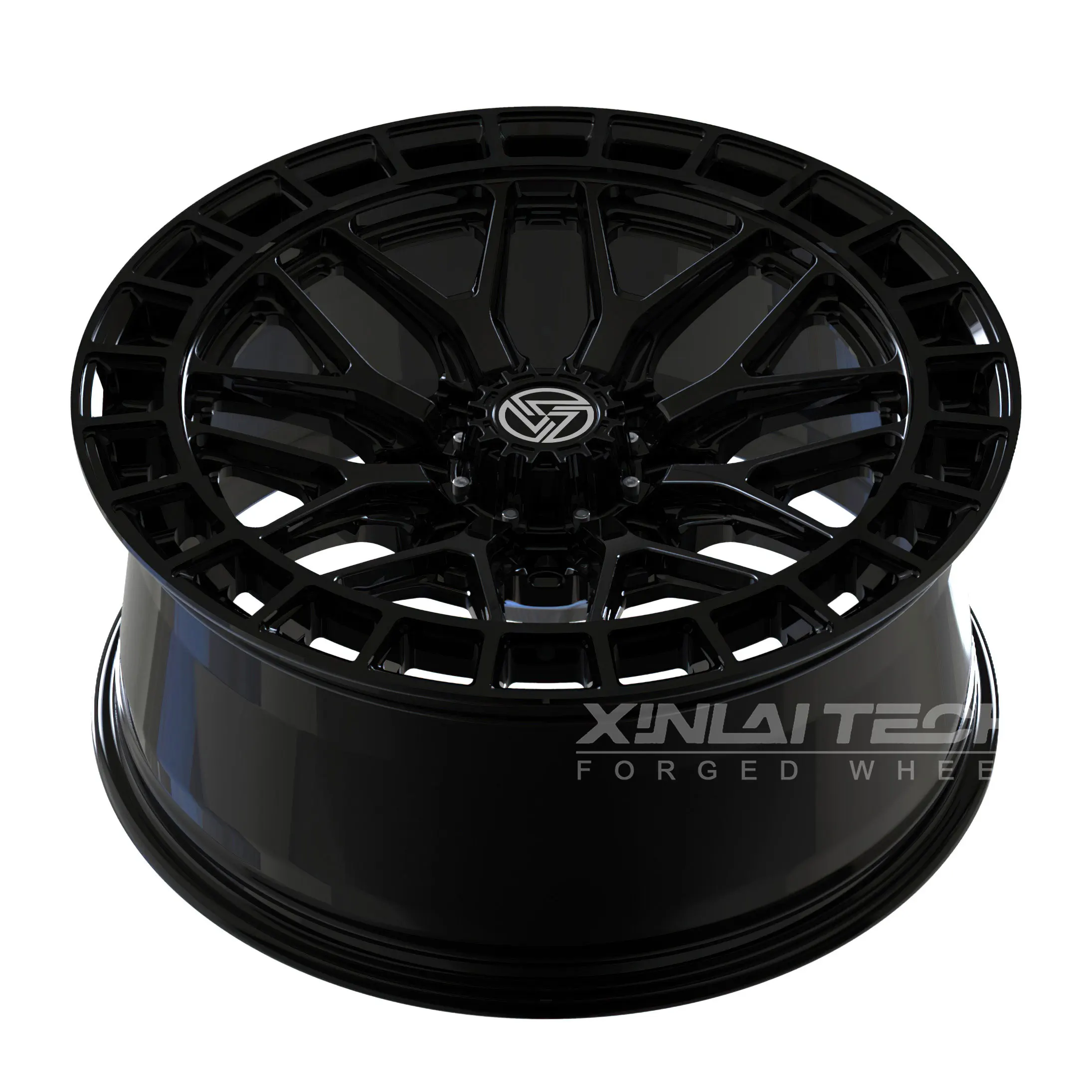 XL Custom 1-Piece Monoblock Deep Dish Concave Forged Wheels Gloss Black Rims for Dodge Charger Challenger Ford F150 RAM - Image 3