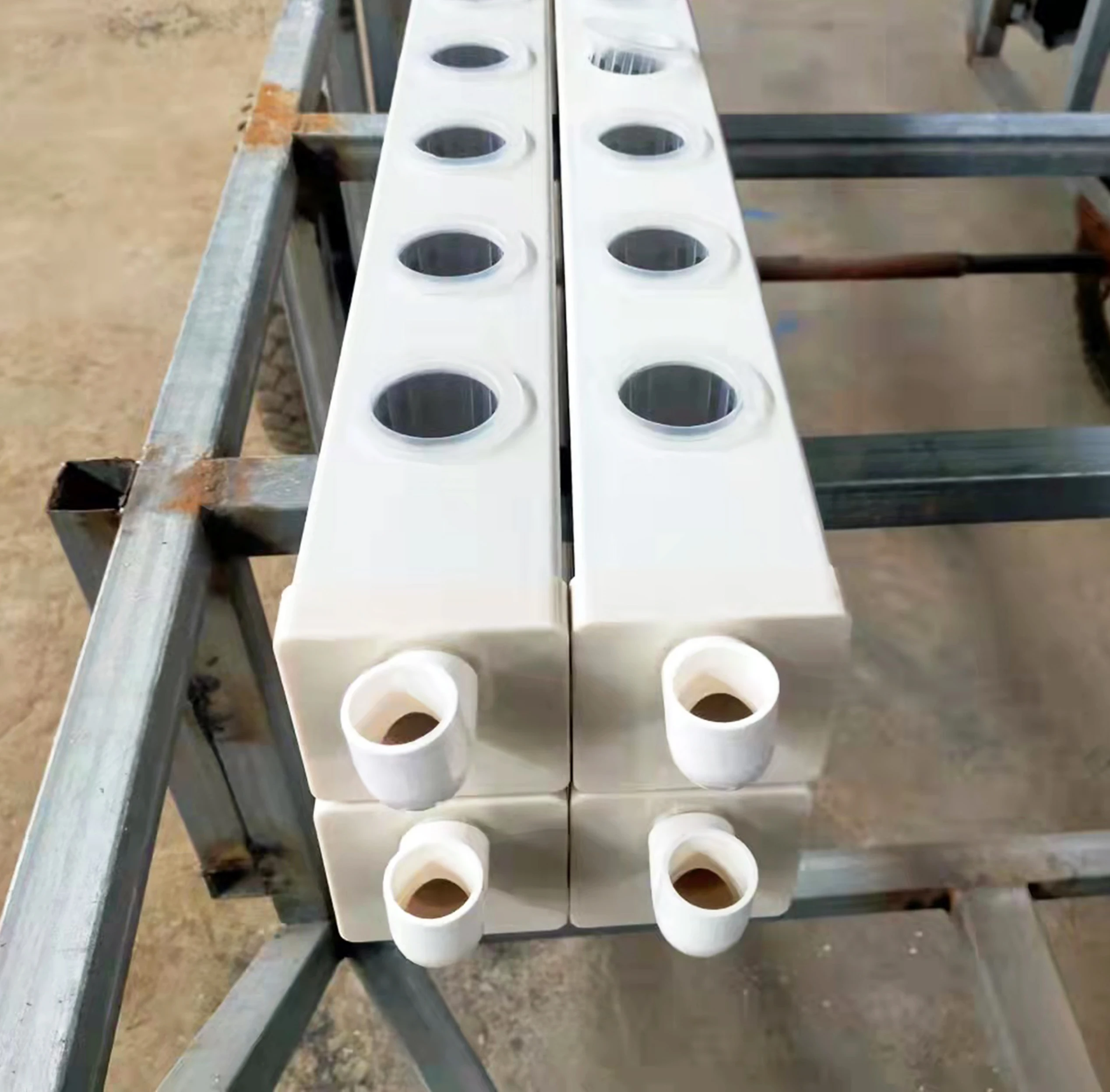 Hydroponic Pipe Pvc Square Nft System Plastic Square Pipe Hydroponic