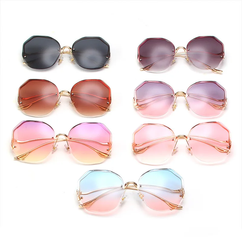 2021 BOOM Unisex Gold Frame Sunglasses Hot Sale Fashion  display picture 1
