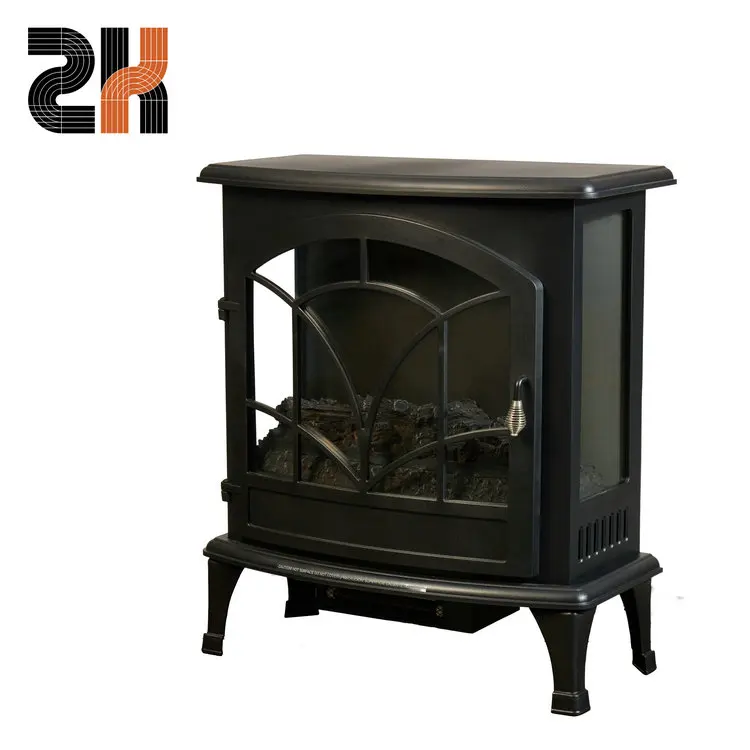 28 Inch High Quality and Cheap Glass 3D Flame Independent Portable Indoor Heating Electric Fireplace