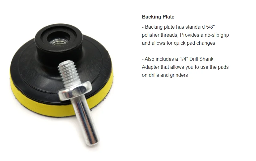 3" Sponge Buffing Pads Car Polishing Accessories 31Pcs Kit Set Drill Adapter 