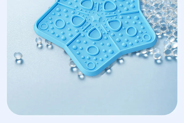 Five-Pointed Star Silicone Suction Cup Food Tray Dog Bowl Slow Food Bowl with Pet Licking Mat Pet Supplies for Cats & Dogs details