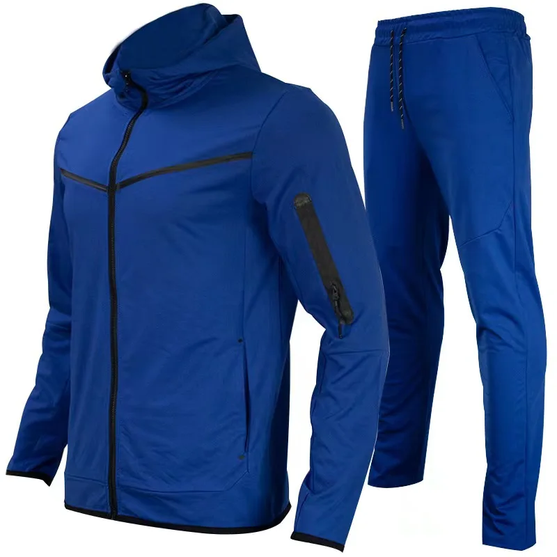 2023 High Quality Custom Logo Tracksuit Plain Jogging Sweatsuits Zipper ...