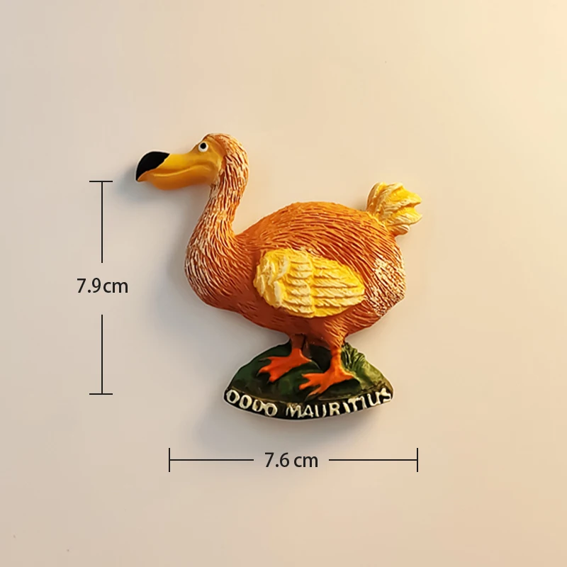 Mauritius Tourism Souvenir Dodo Fridge Magnets Creative Painting