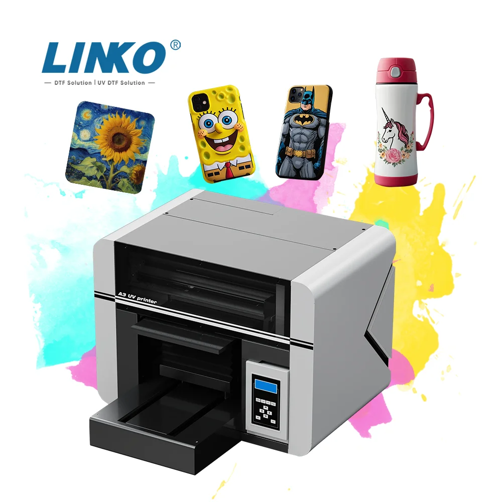 中国工場製 I3200ヘッド UVフラットベッドプリンター 小型単色 PVC