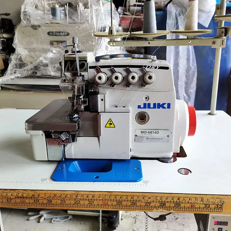 Juki 6814d Industrial Serge Overlock Sewing Machine Heavy Duty Walking