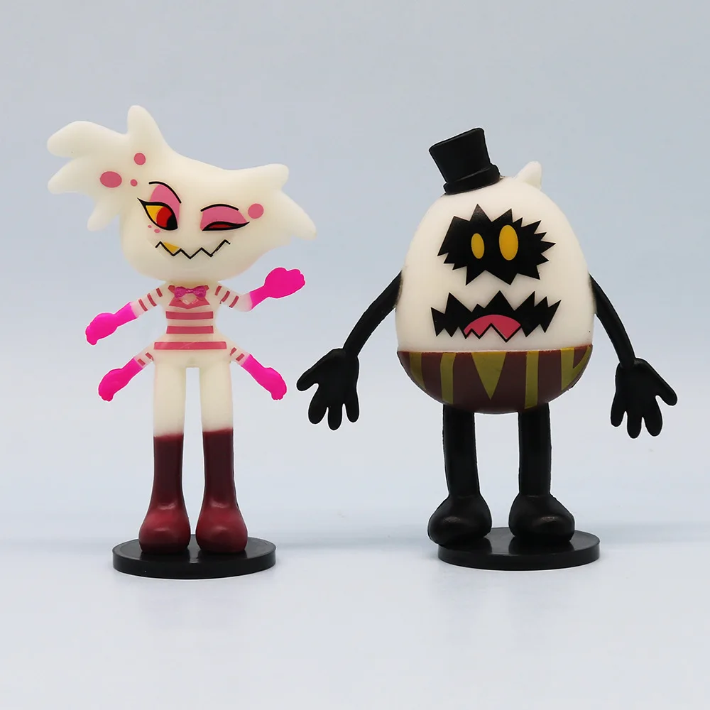 6PCS/SET the Amazing Hazbin Hotel Alastor Anime Action Figure Set