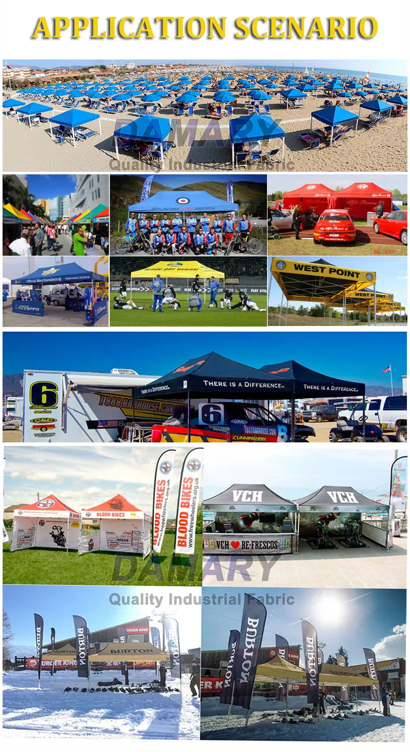 Eco-Friendly Waterproof Trade Show Tent Gazebo Easy Beach Awning Canopy for Outdoor Events details