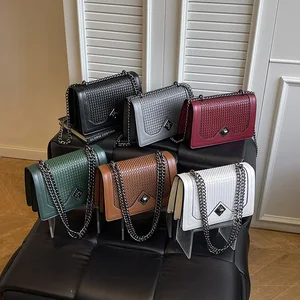 Brand Chain Shoulder Armpit Bag Purse Designer Copy Luxury Bag High Quality PU Leather Ladies Handbag Small Crossbody Bags Flap