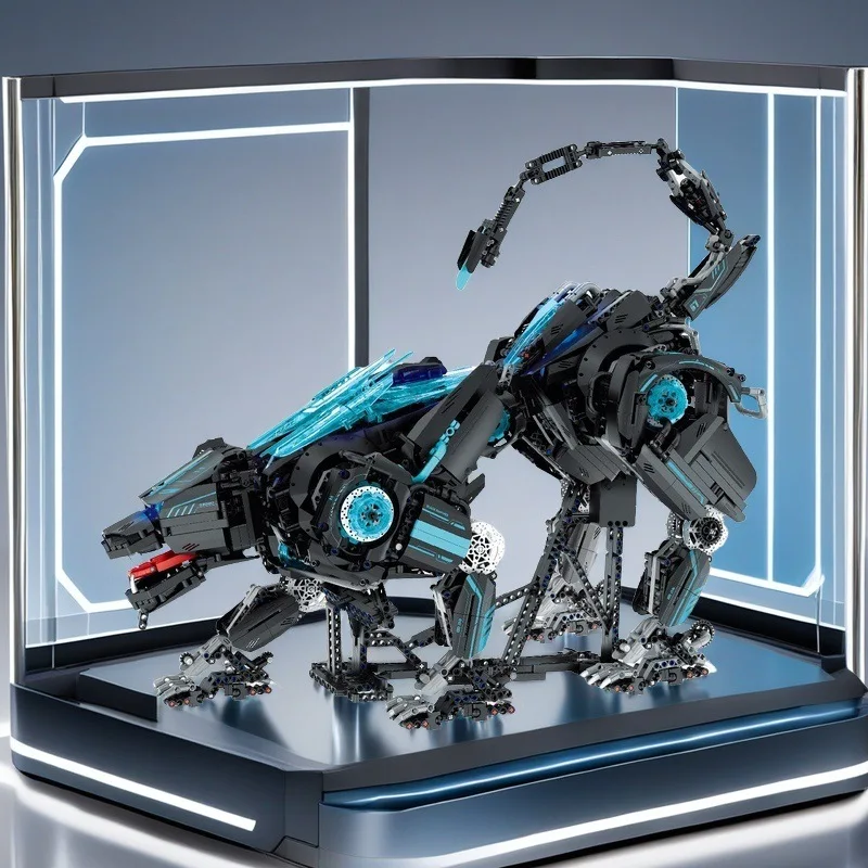 IM.Master 6857 Cyberpunk Mechanical Leopard Building Block Set