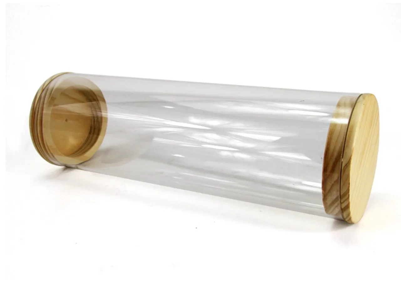 Xinkeda Factory Supply Custom Wine Transparent Round Packaging Gift Box Single Red Wine Display