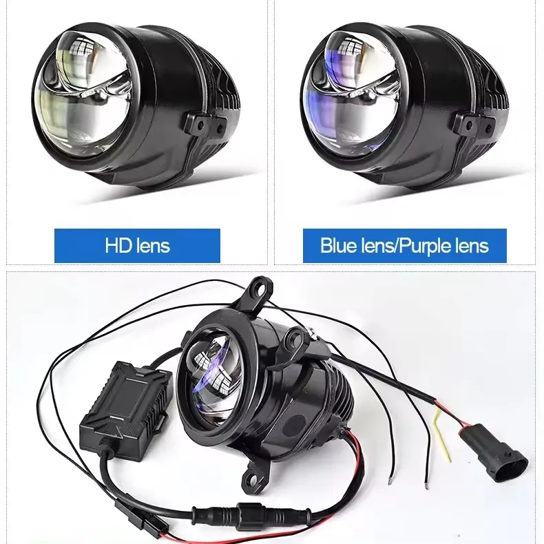 2 Inch Bi Led Projector Lens Fog Lamp 35W 12v Lenses Led Headlight H4 H7 H11 Light for Car Auto Accessories Bulbs for Car