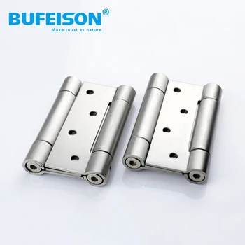 Spring hinge automatic door closing self closing two-way free entry and exit rebound hinge door closer double opening inner