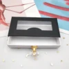 Black rectangle lash box with handle