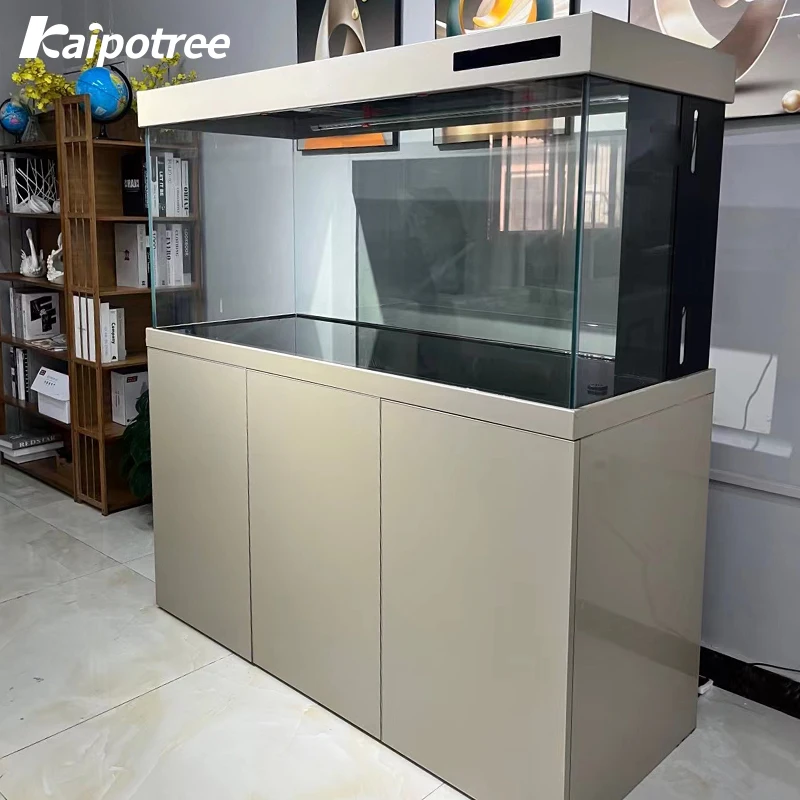 Custom Large Aquarium Aluminum With Sump Bottom Filtration 200 Gallon Large Ultra White