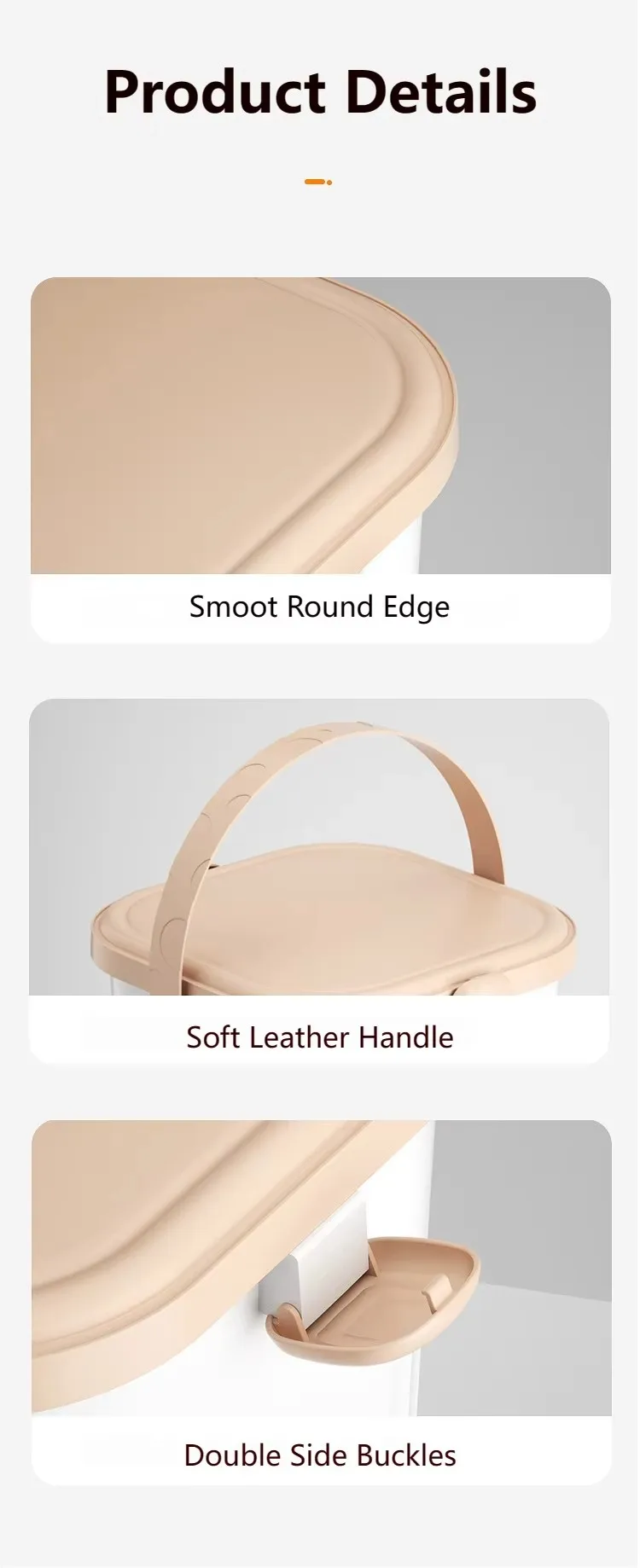 Large Capacity Cartoon-Style Toys Organizer Portable Latch Case Baby's Items Storage Box Made of Durable Plastic details