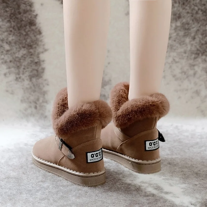 Winter snow boots keep warm hight boot for women