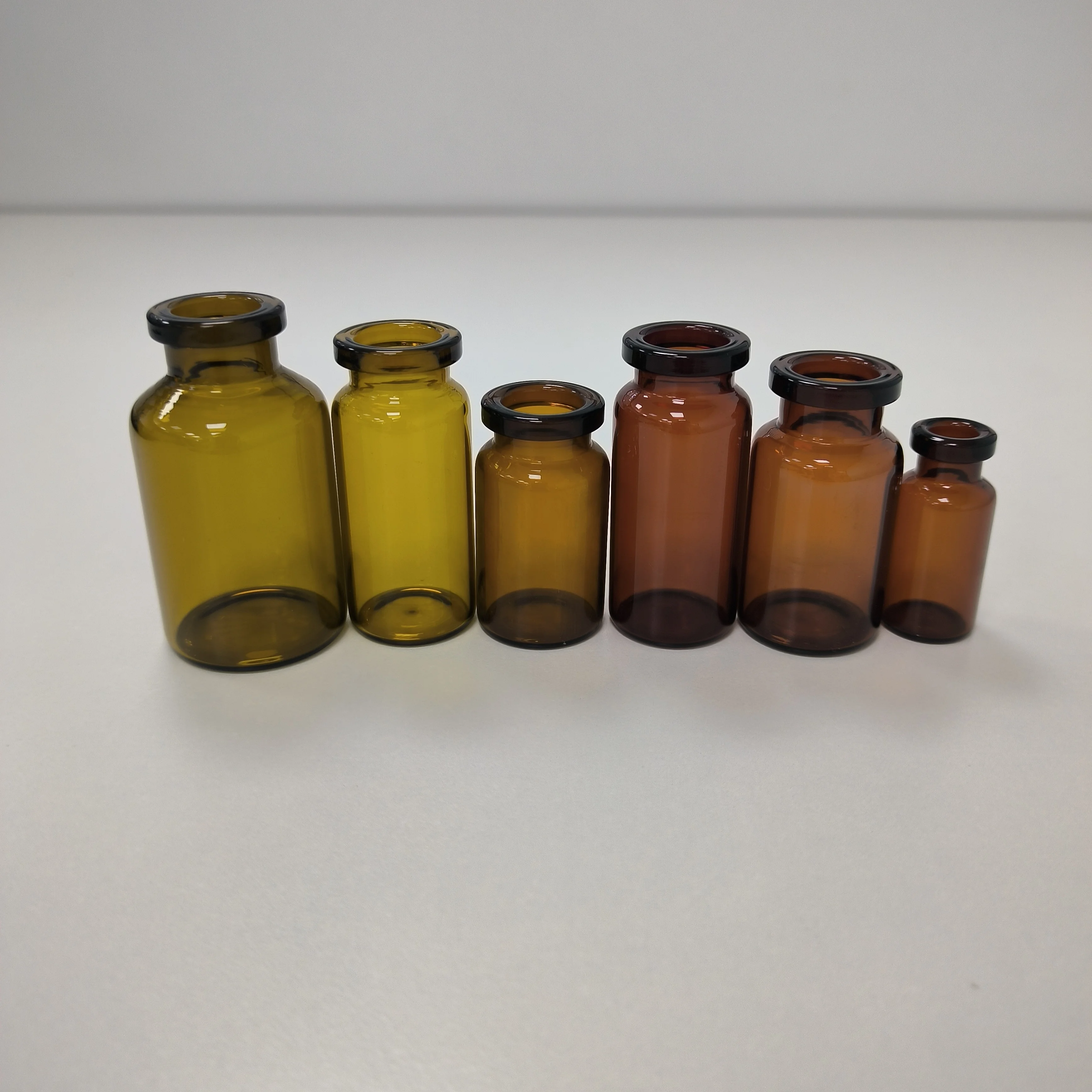 5ml 10ml 15ml High Quality clear Amber test Steroid Injection Glass Bottle Vails