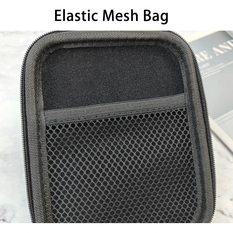 Custom Logo Waterproof EVA Earphone Case Travel Shockproof Earphone Carry Case EVA Earbuds Bag details