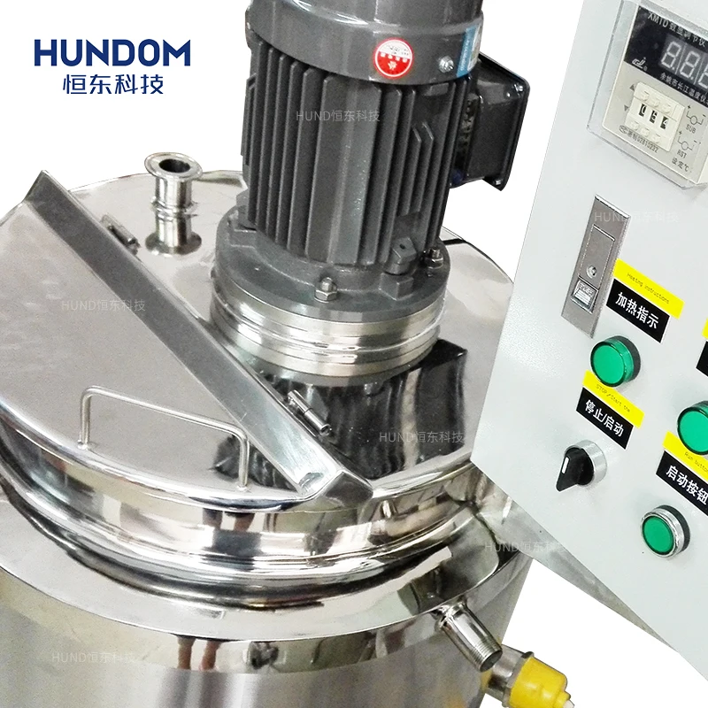 100L Heating Dissolving Sugar Syrup Melting Mix Gummy Making Mixing tank with Agitator