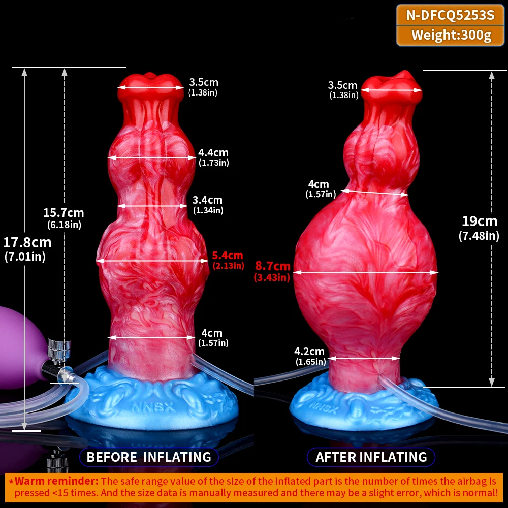 NNSX Squirting Inflatable Dog Cock Anal Plug Dilator Masturbation Sex Toys Huge Two Knot Dildo Suction Cup for Couples Wholesale NNSX Squirting Inflatable Dog Cock Anal Plug Dilator Masturbation Sex Toys Huge Two Knot Dildo Suction Cup for Couples Wholesale