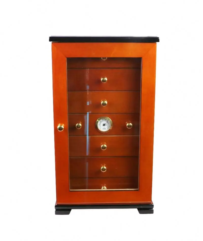 
Модный деревянный шкаф для сигар с 7 ящиками 
