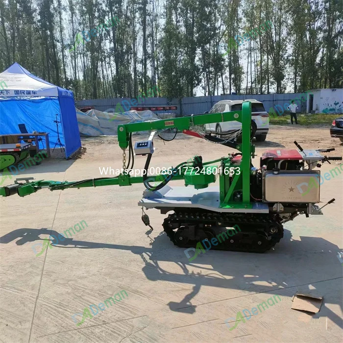 Crawler Tracks Plum Tree Shaker Pecan Almond Tree Shaking Machine Apricot plum Tree Vibration Harvester