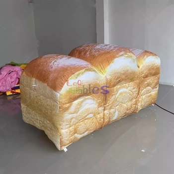 Bread Shop Advertising Promotional Inflatable Toast Bread,Funny Cookies Vividly Balloon Biscuit Inflatable Cheese Balloon Model