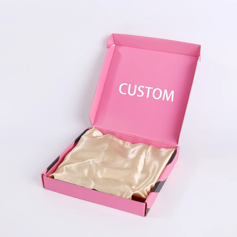 קופסת משלוח קרטון מקופל עם גימור mate, לוגו מותאם, מדפסת צבעונית, קופסת נייר מקופלת למתנה, ספק אריזות שילוח