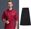 Red shirt with apron